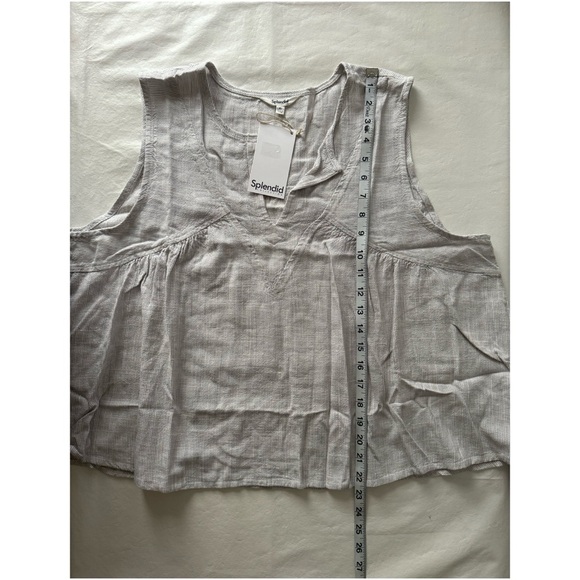 Splendid Susannah Top in Smoke Lavender Size XL - Picture 9 of 9